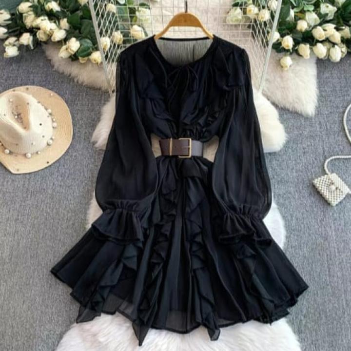 Ruffle Mini Dress
